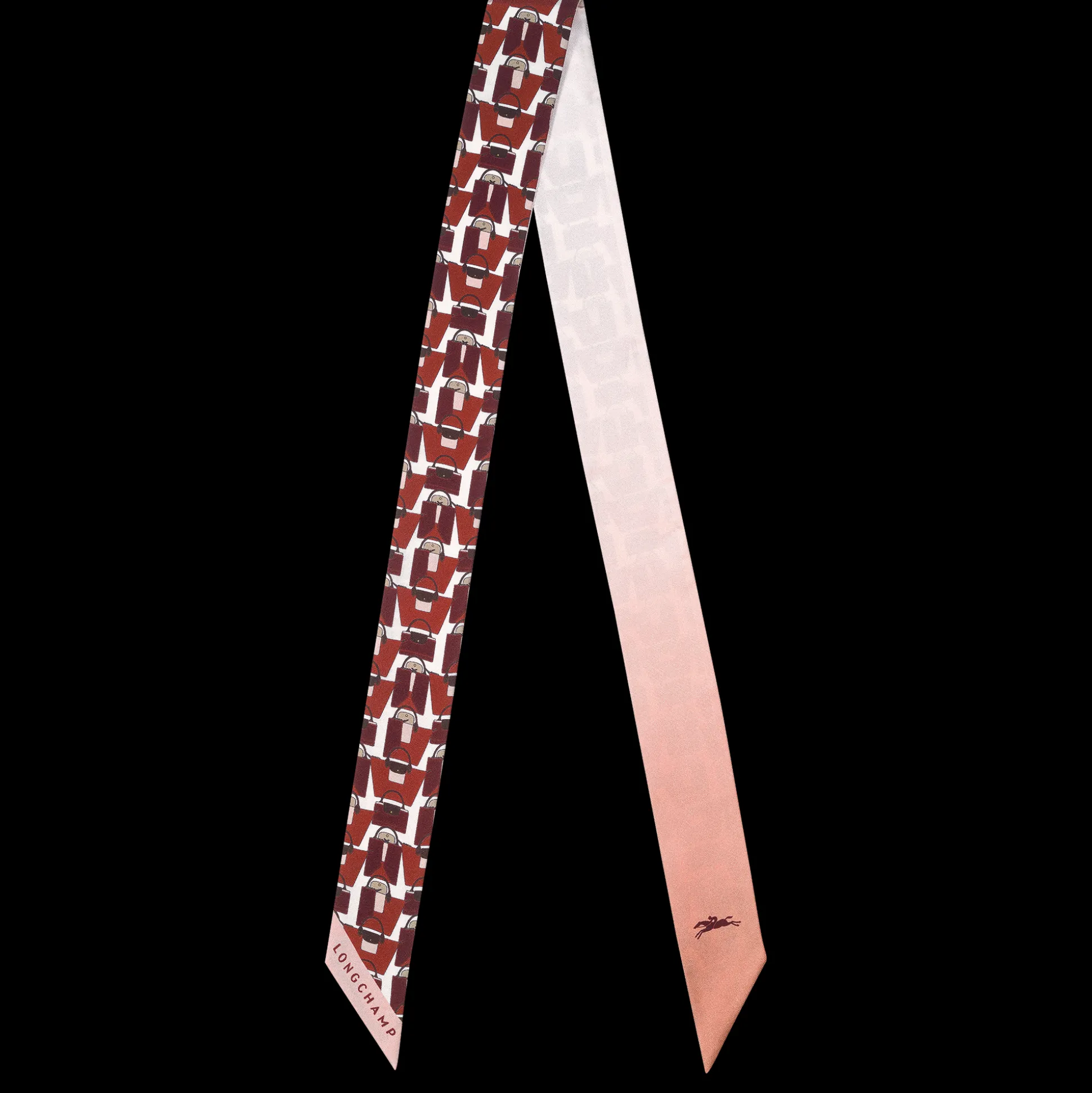 Clearance Longchamp Nastro di seta BeigePelle