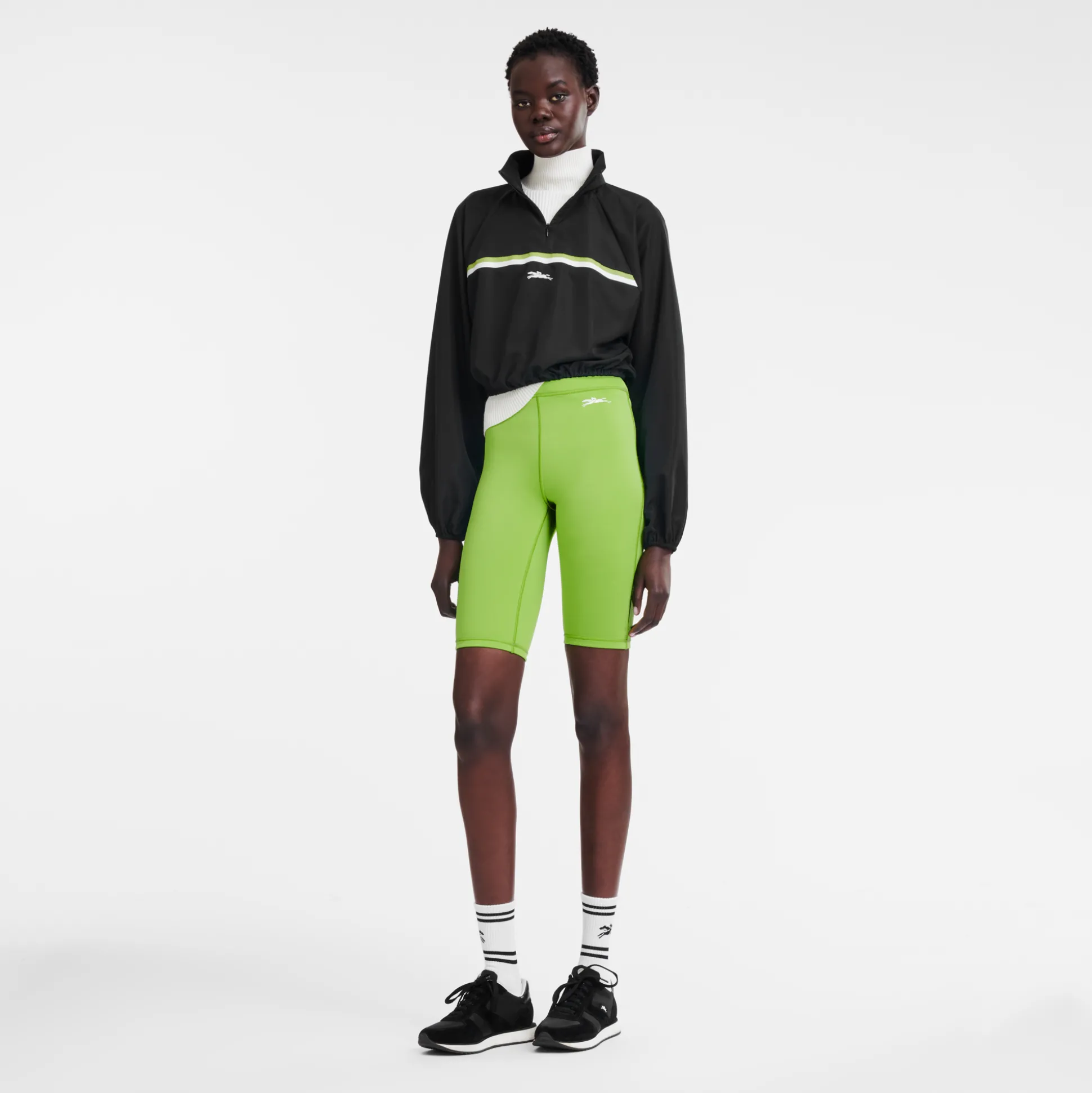 Outlet Longchamp Pantaloncini corti da ciclismo Verde