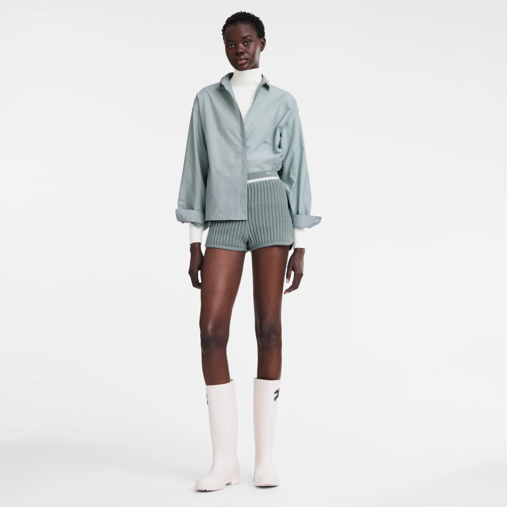 Clearance Longchamp Pantaloni corti VerdePallido