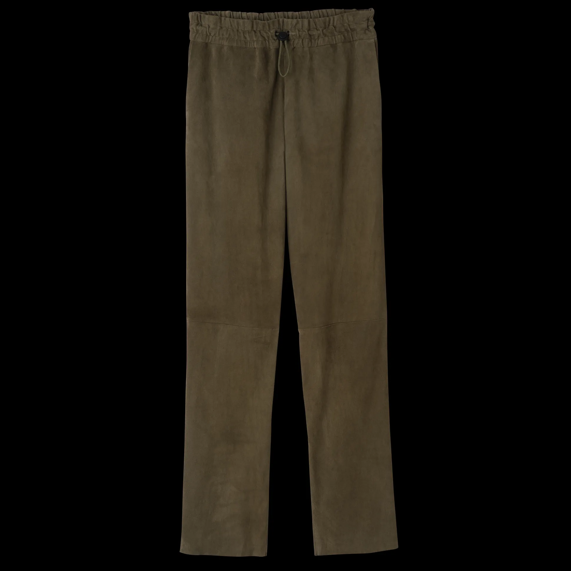 pantaloni_dritti_in_pelle_0-1.webp Sale Longchamp Pantaloni dritti in pelle Kaki