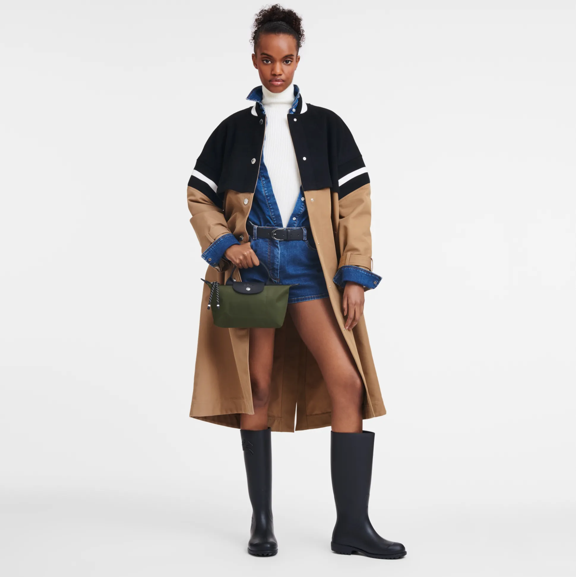 Cheap Longchamp Pochette Kaki