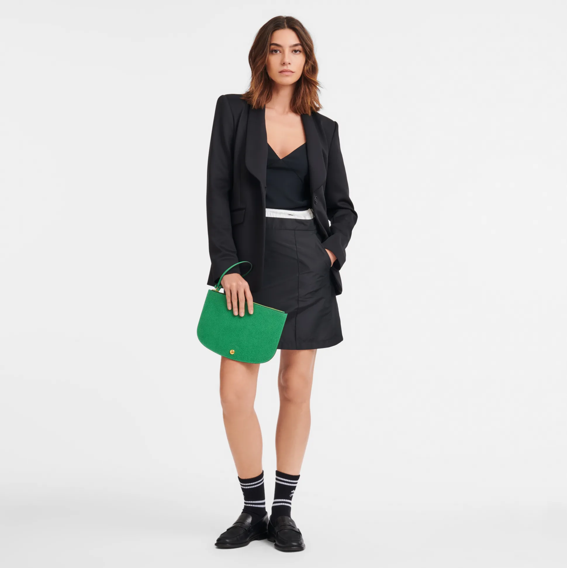 Fashion Longchamp Pochette Verde