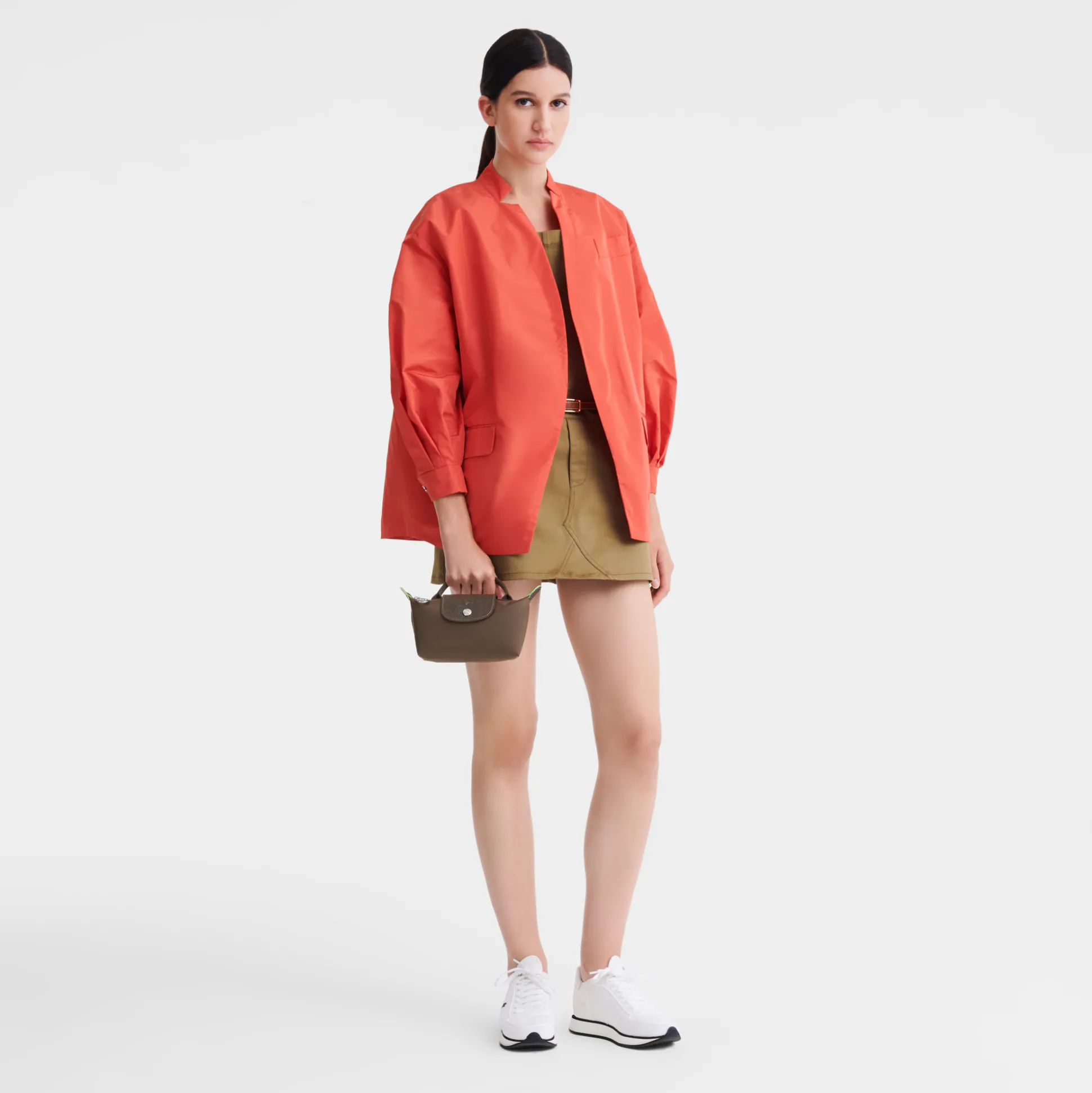 Flash Sale Longchamp Pochette con manico Terra