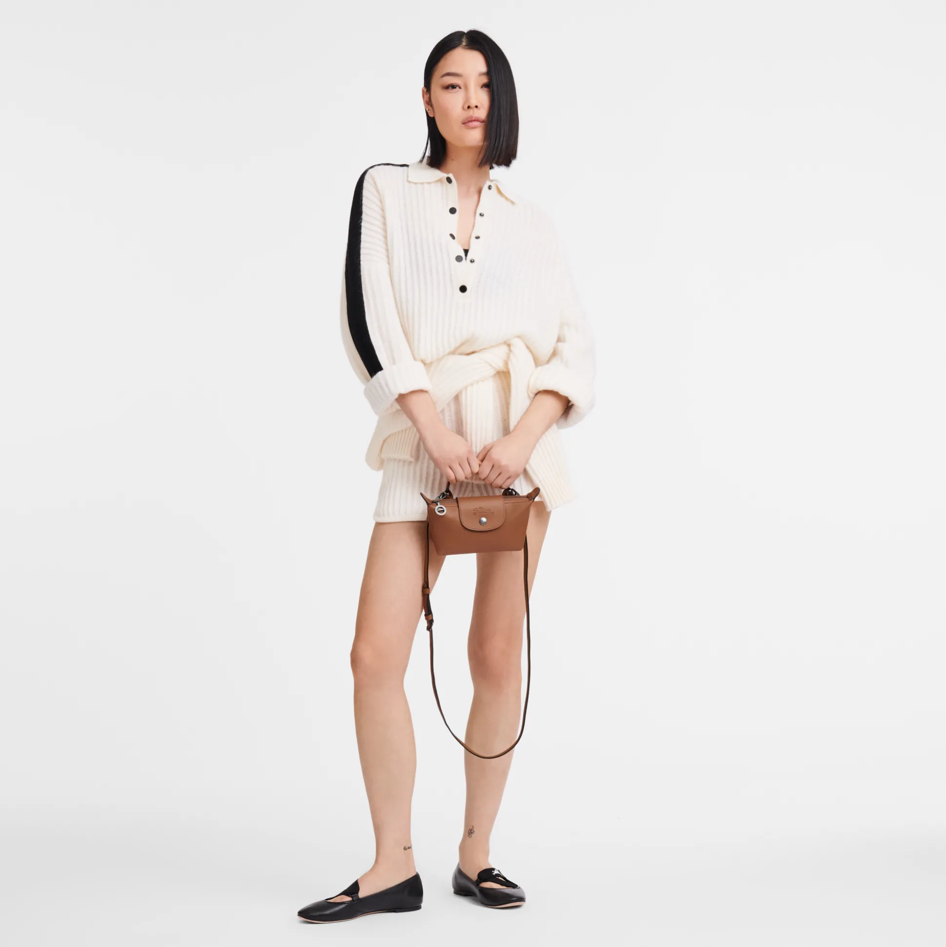 Online Longchamp Pochette XS Cognac