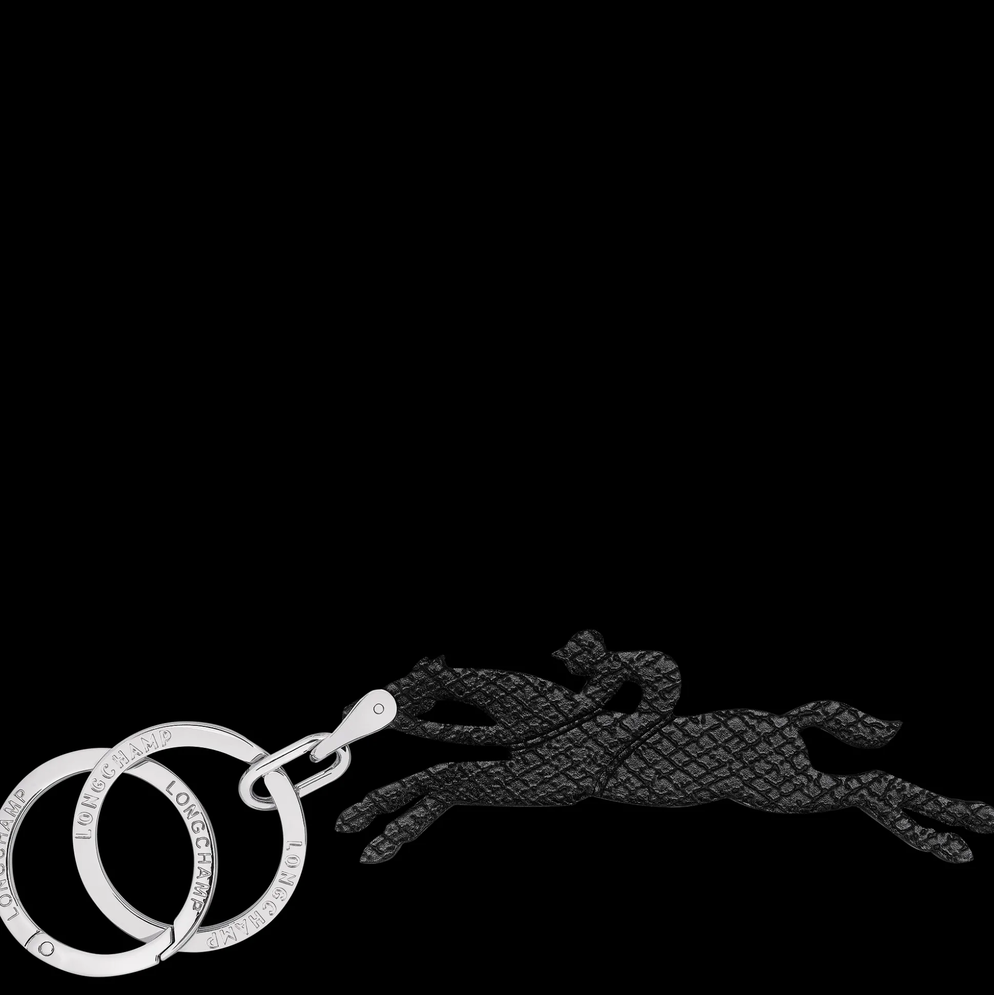 Hot Longchamp Portachiavi Nero