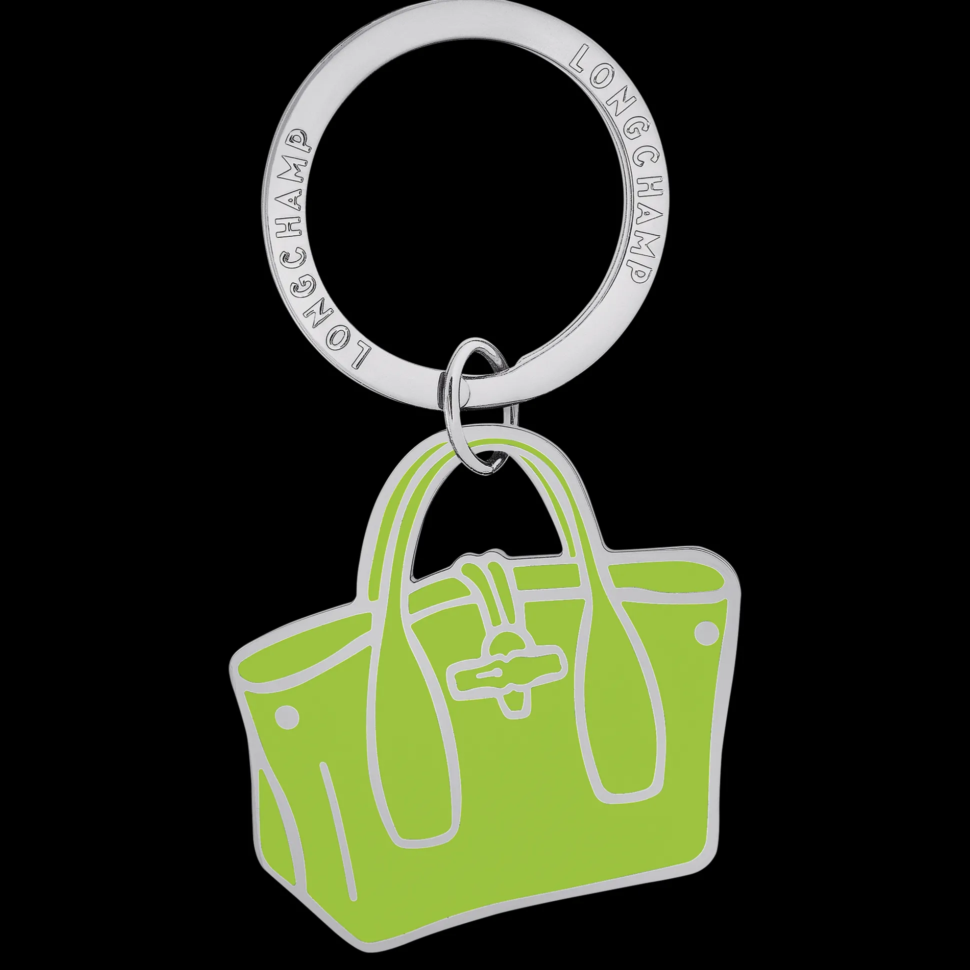 Shop Longchamp Portachiavi Verde