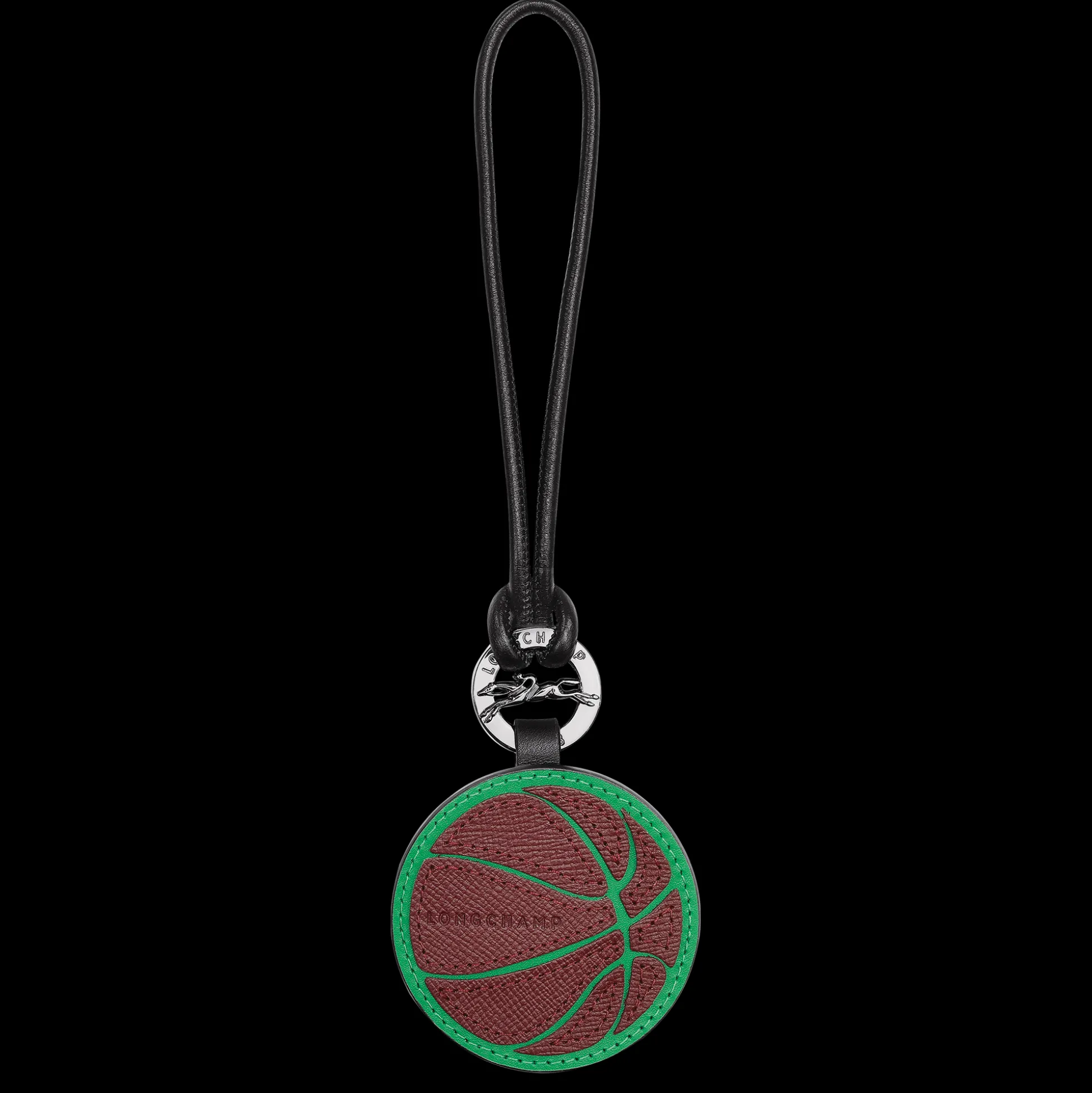 Store Longchamp Portachiavi Verde/Amaranto