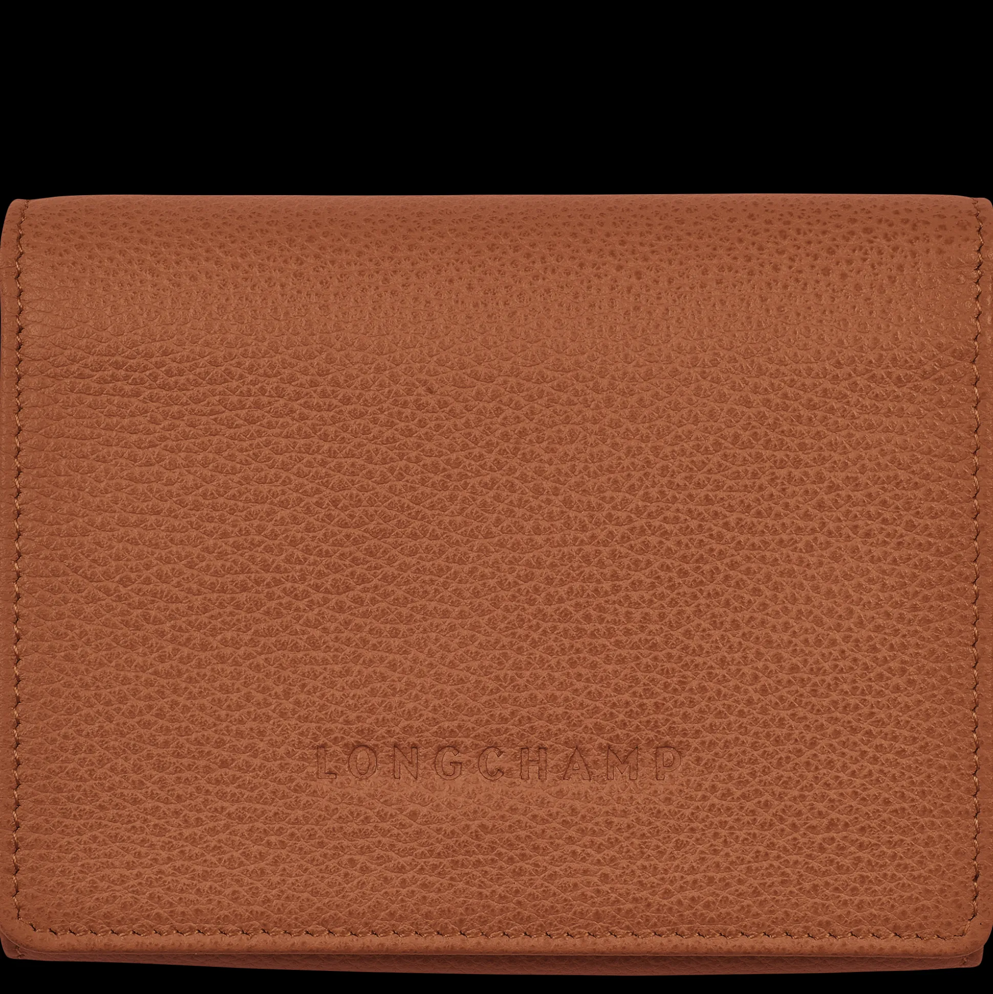 Clearance Longchamp Portafoglio compatto Caramello