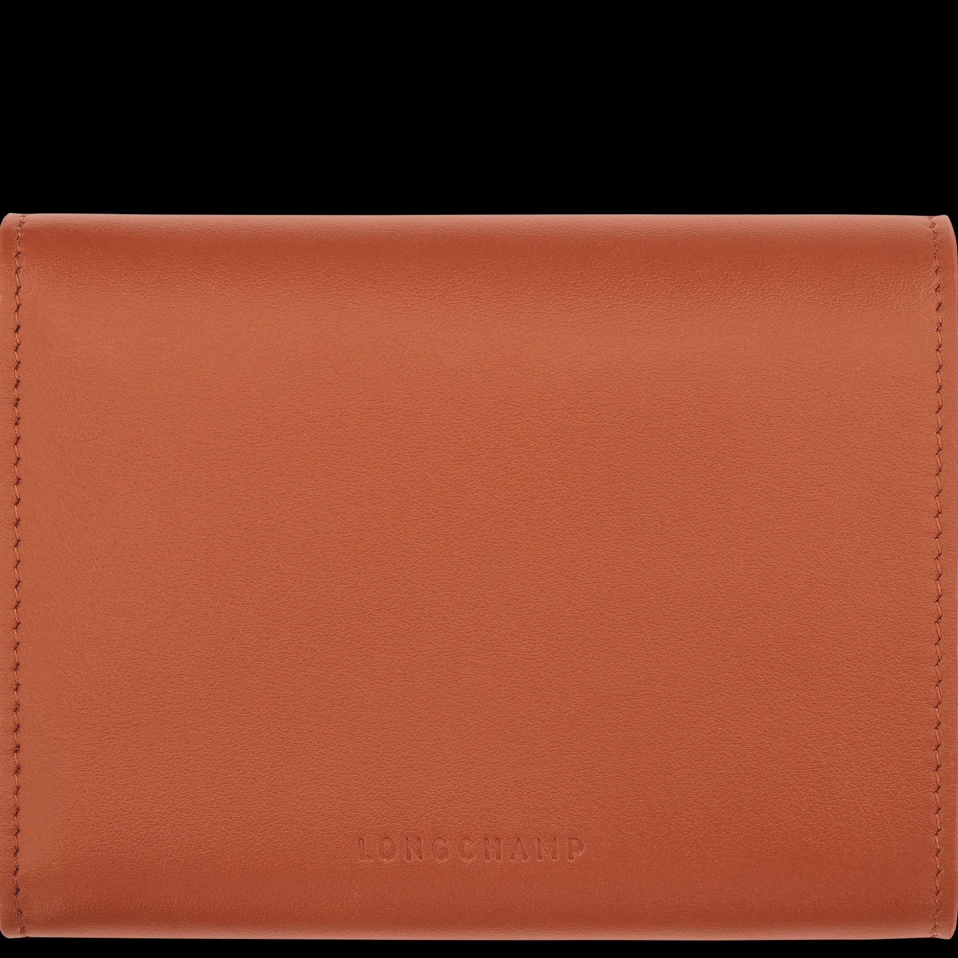 Cheap Longchamp Portafoglio compatto Le Roseau Pelle - Corteccia