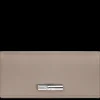 Flash Sale Longchamp Portafoglio con patta Le Roseau Pelle - Argilla