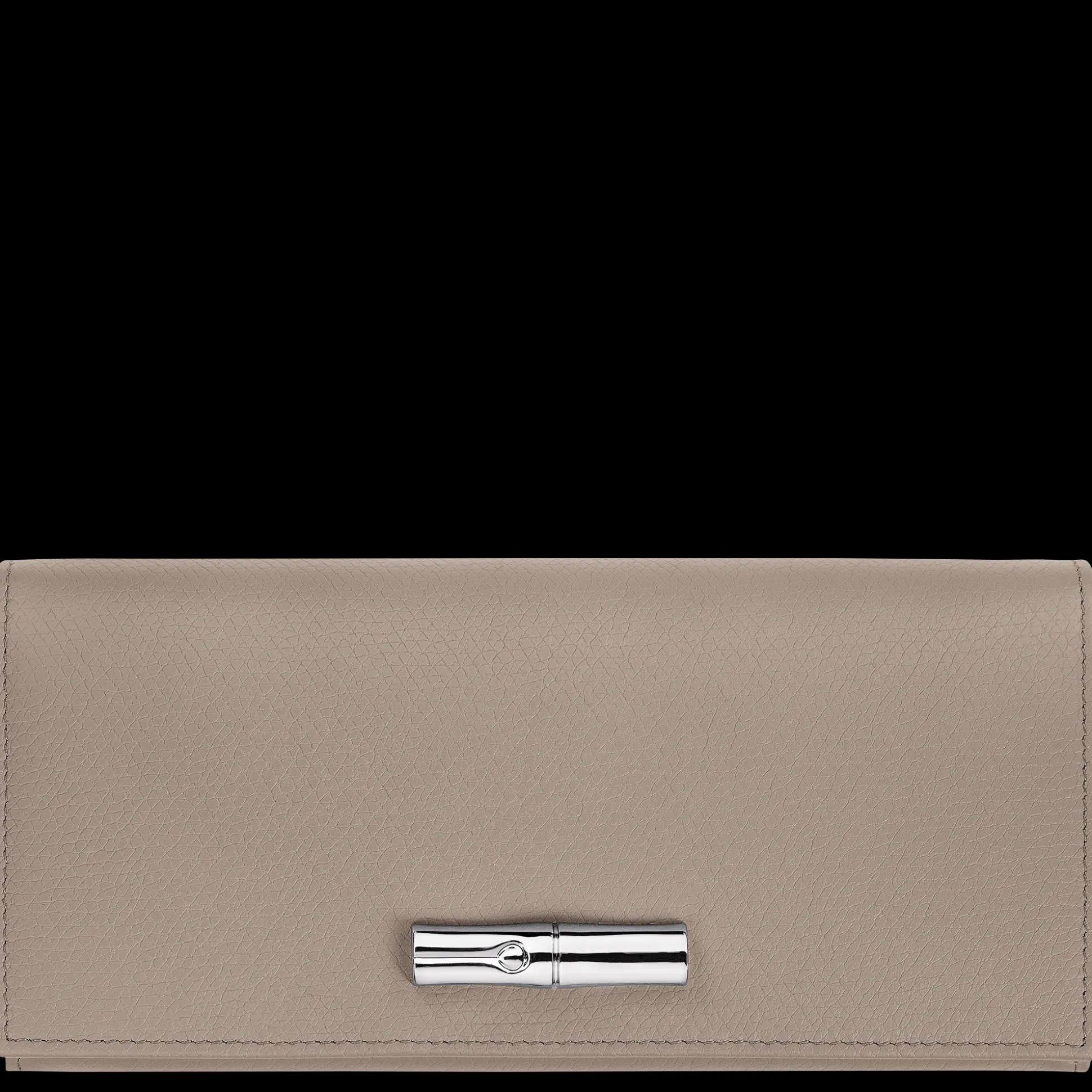 Flash Sale Longchamp Portafoglio con patta Le Roseau Pelle - Argilla