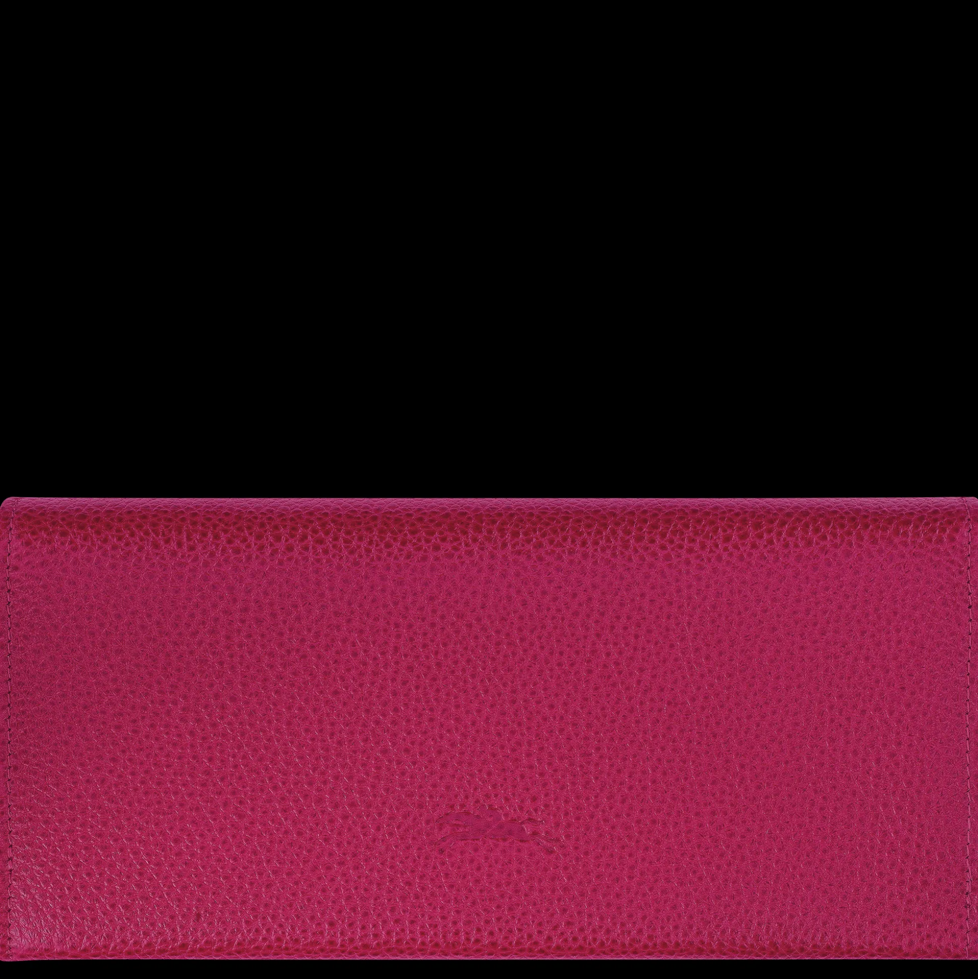 Sale Longchamp Portafoglio continental lungo Le Foulonné Pelle - Barbabietola