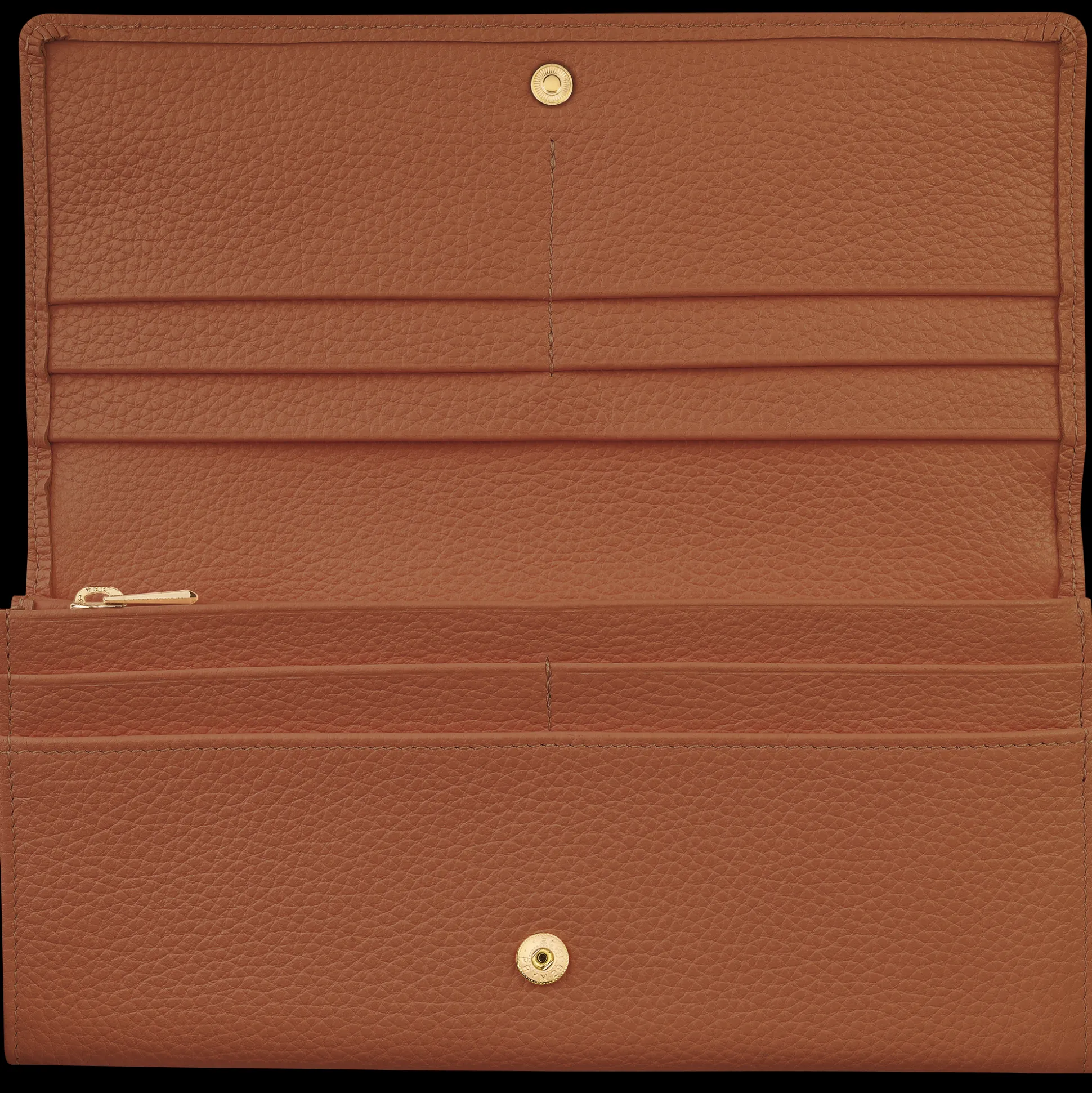 portafoglio_continental_lungo_le_foulonn_pelle__caramello_2.webp New Longchamp Portafoglio continental lungo Le Foulonné Pelle - Caramello