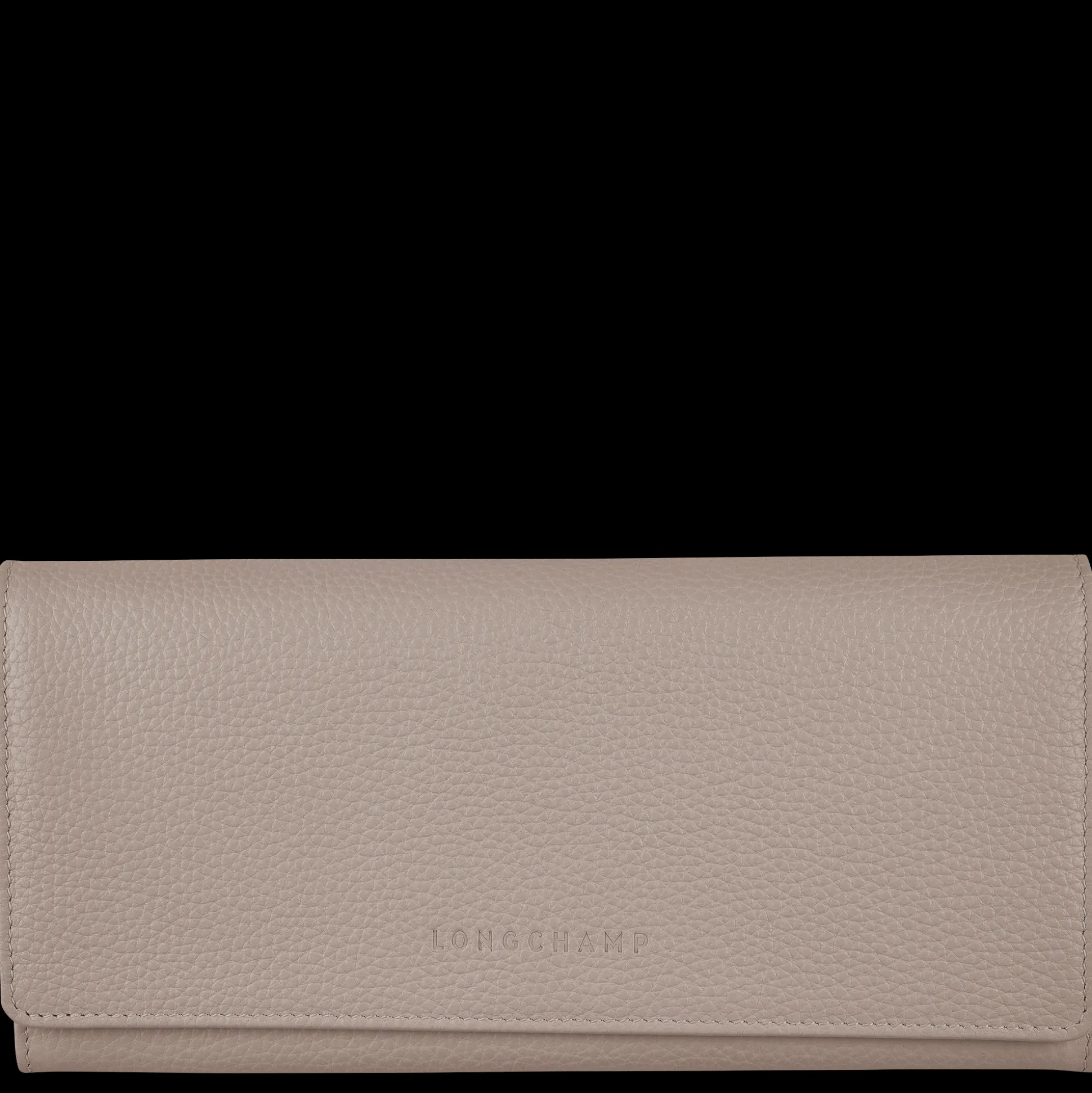 Fashion Longchamp Portafoglio continental lungo Le Foulonné Pelle - Tortora