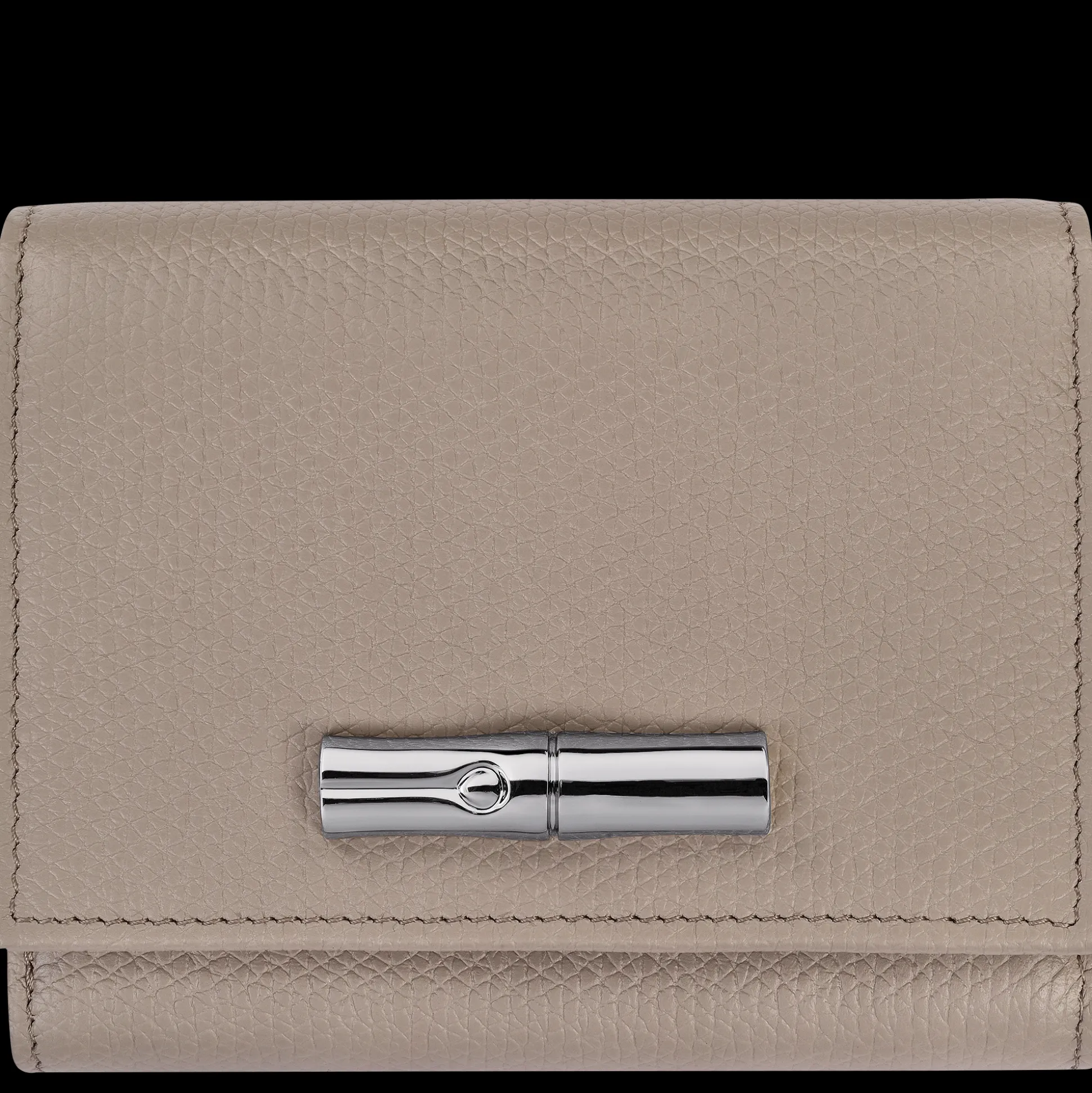 New Longchamp Portafoglio Le Roseau Pelle - Argilla