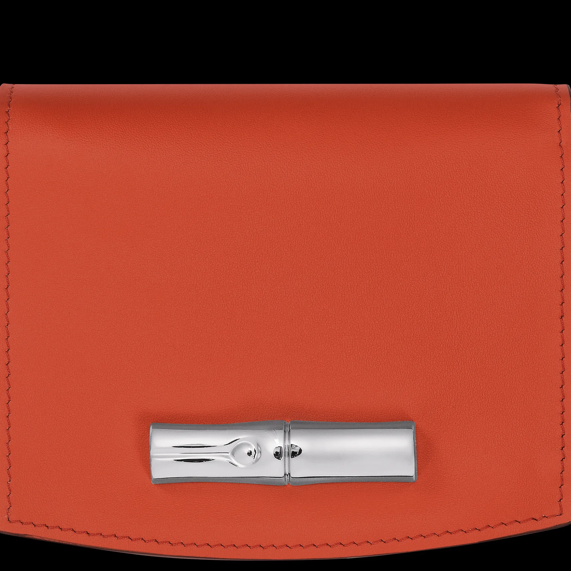 New Longchamp Portafoglio Le Roseau Pelle - Paprica
