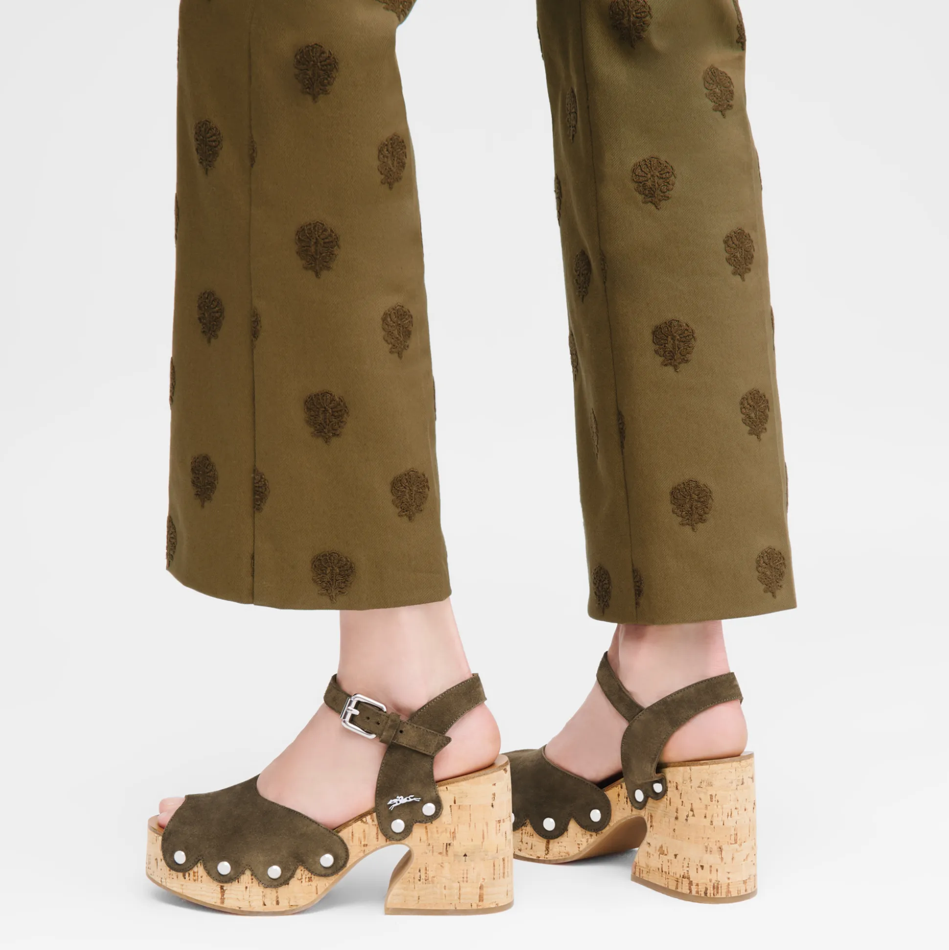 Sale Longchamp Sandali Oliva