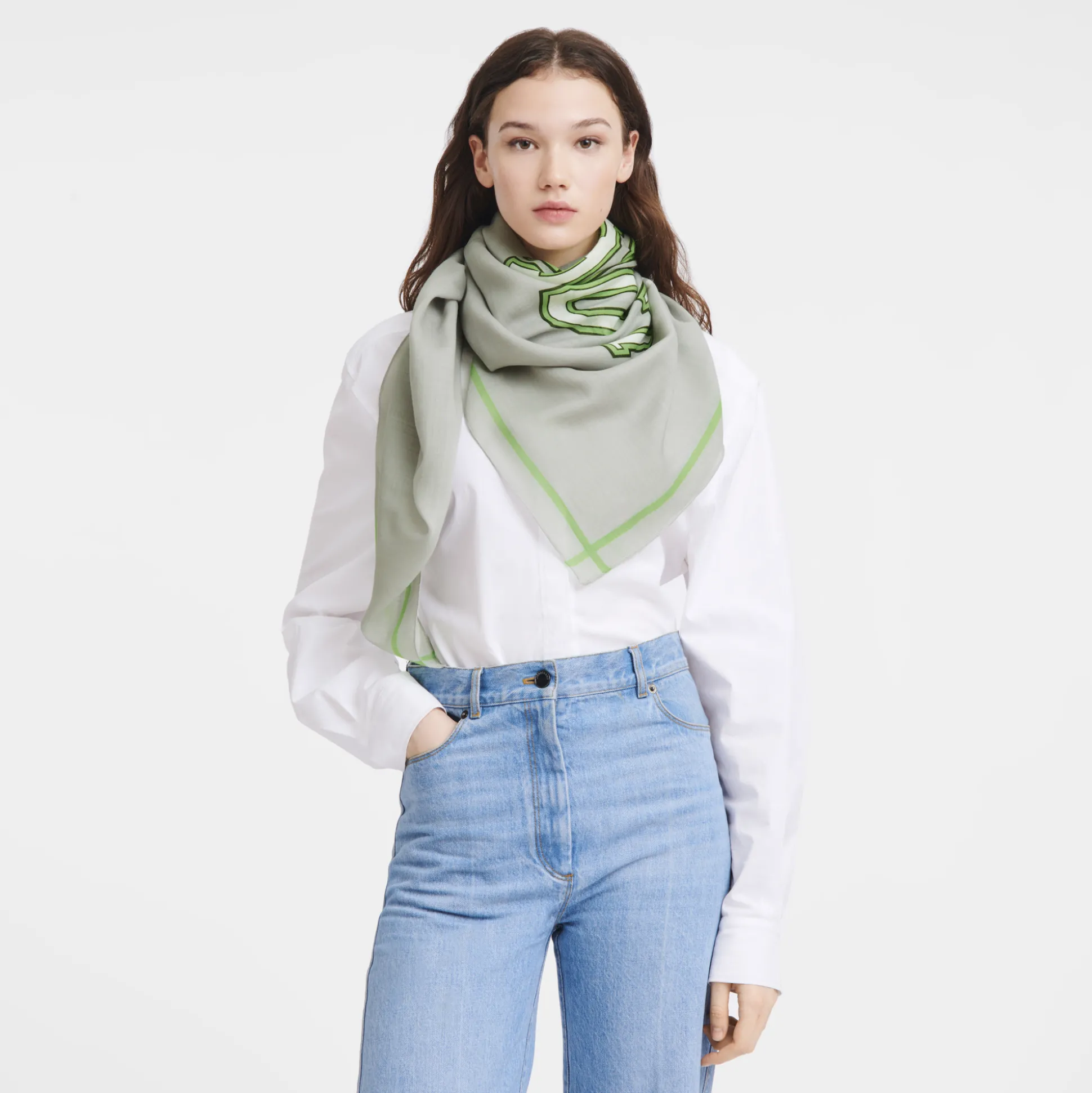 Sale Longchamp Sciarpa Grigio