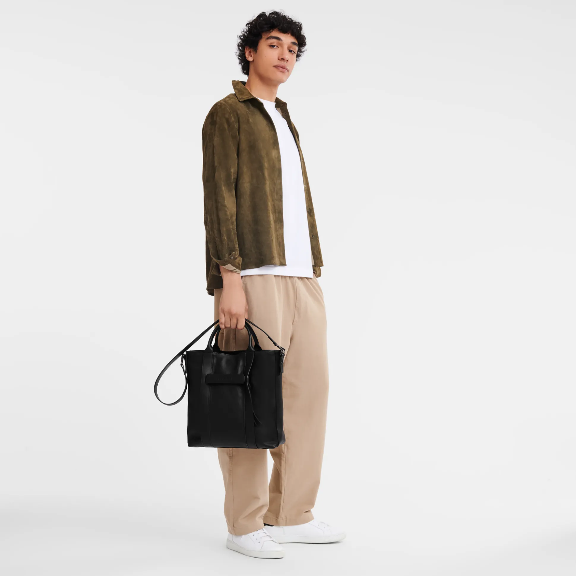 Cheap Longchamp Shopping bag M Nero