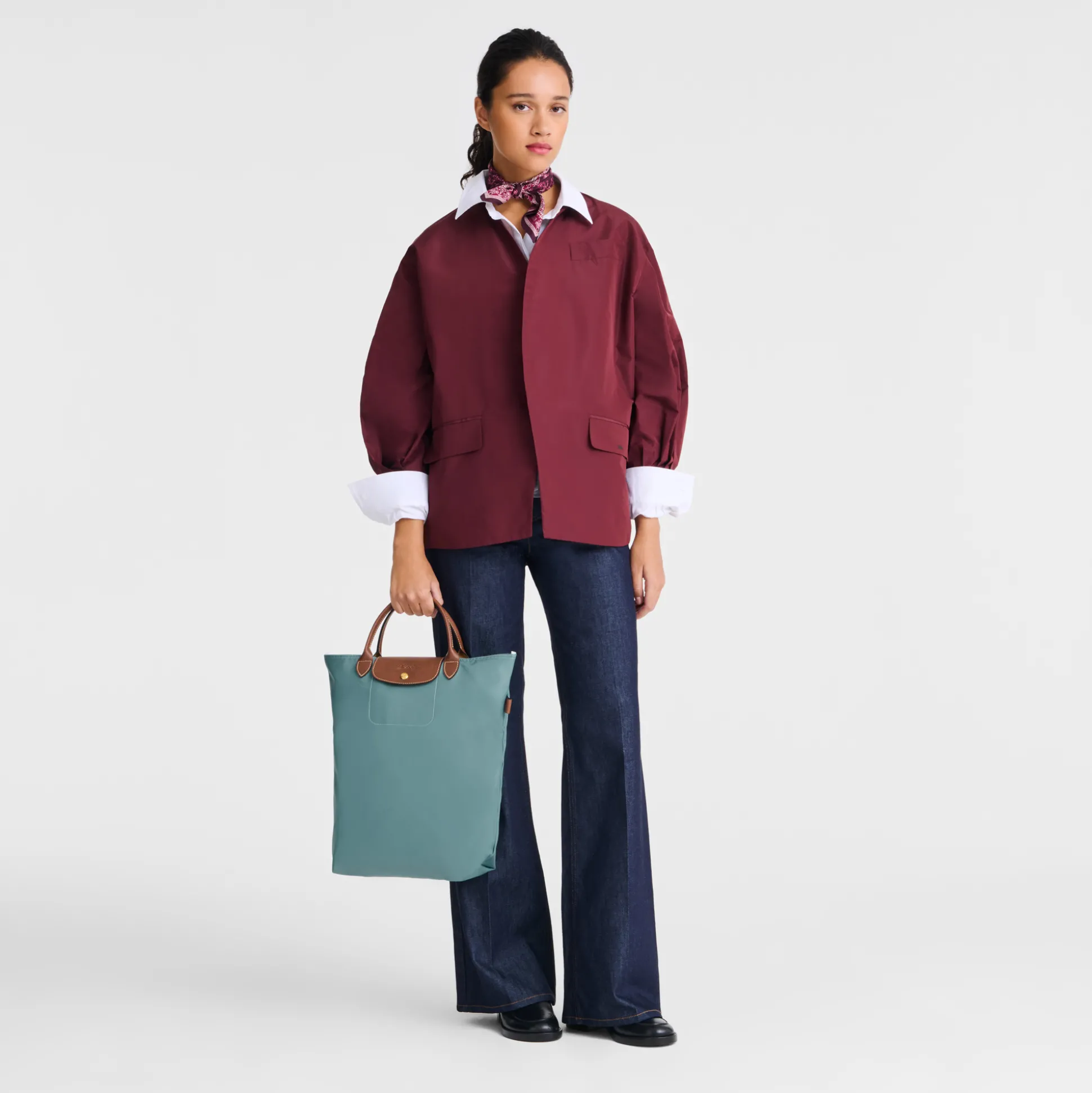 Best Sale Longchamp Shopping bag M Eucalipto