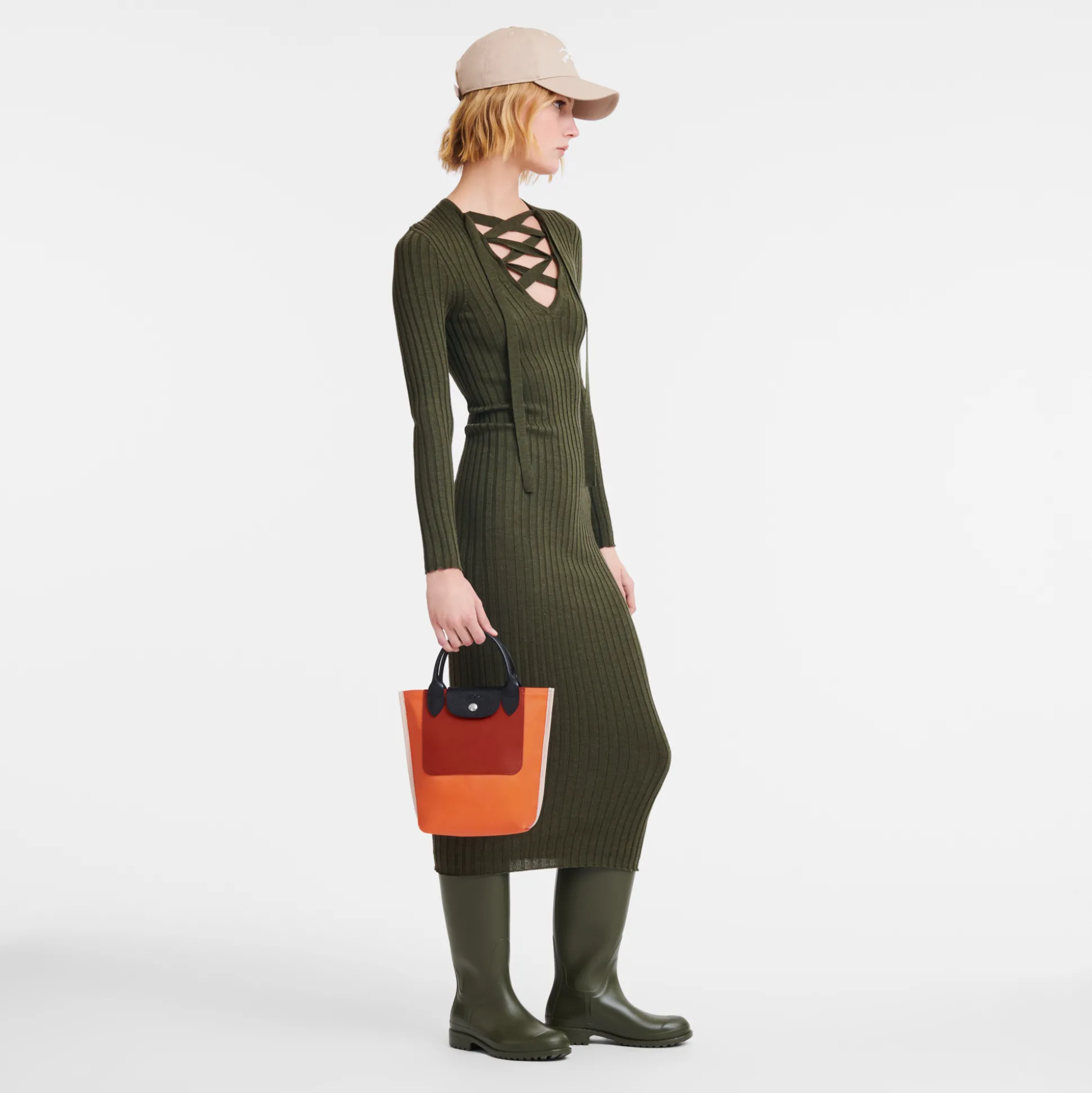 Discount Longchamp Shopping bag XS Arancio