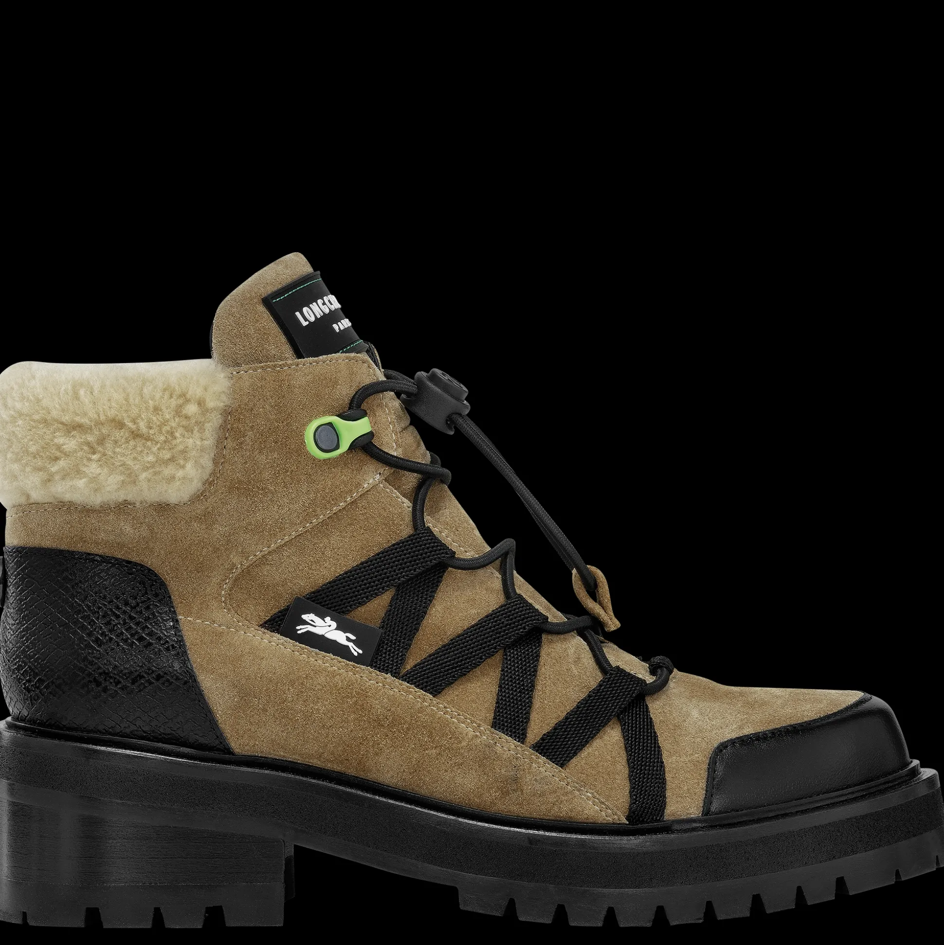 Outlet Longchamp Stivaletti Beige