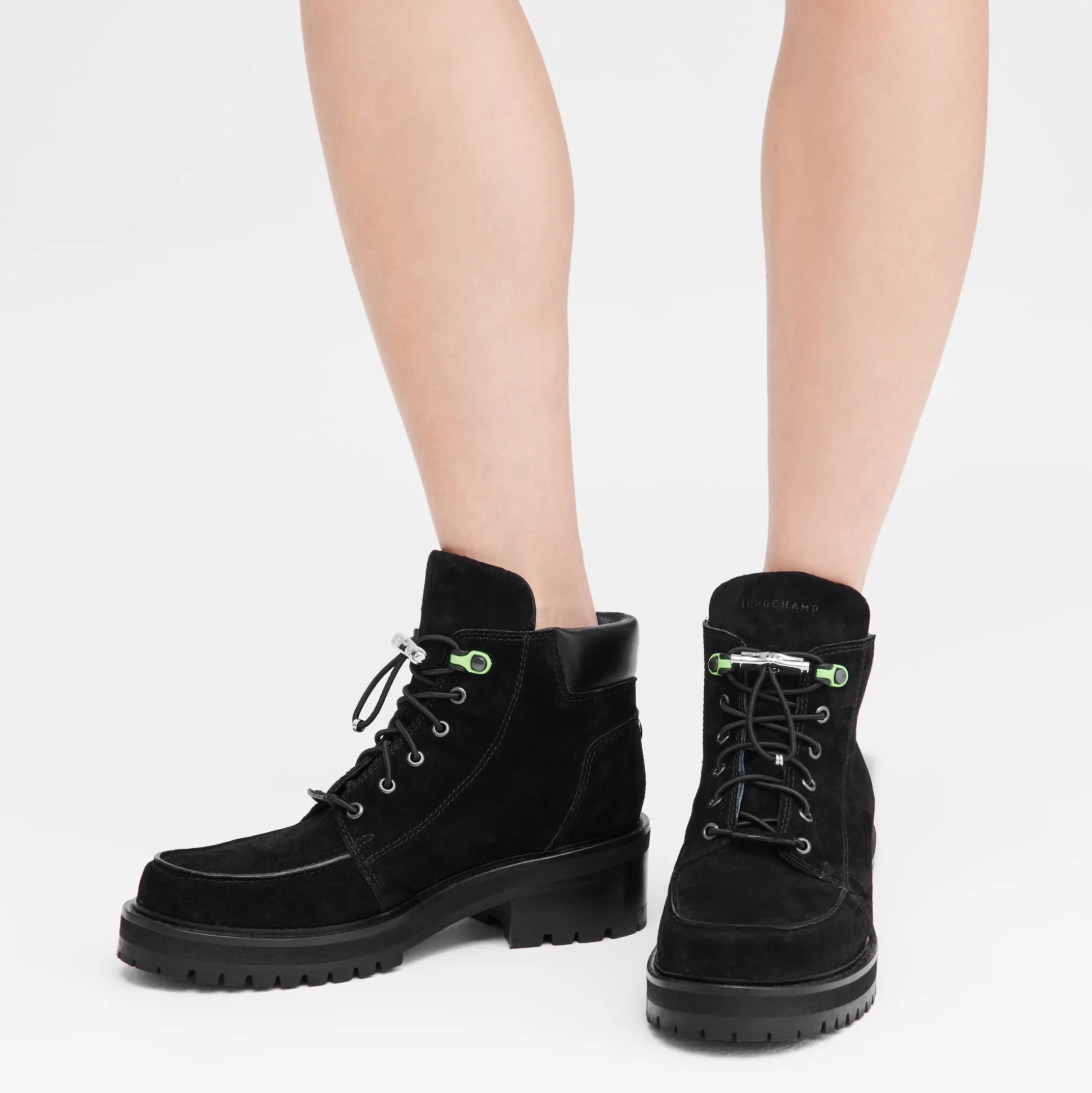 Outlet Longchamp Stivaletti Nero