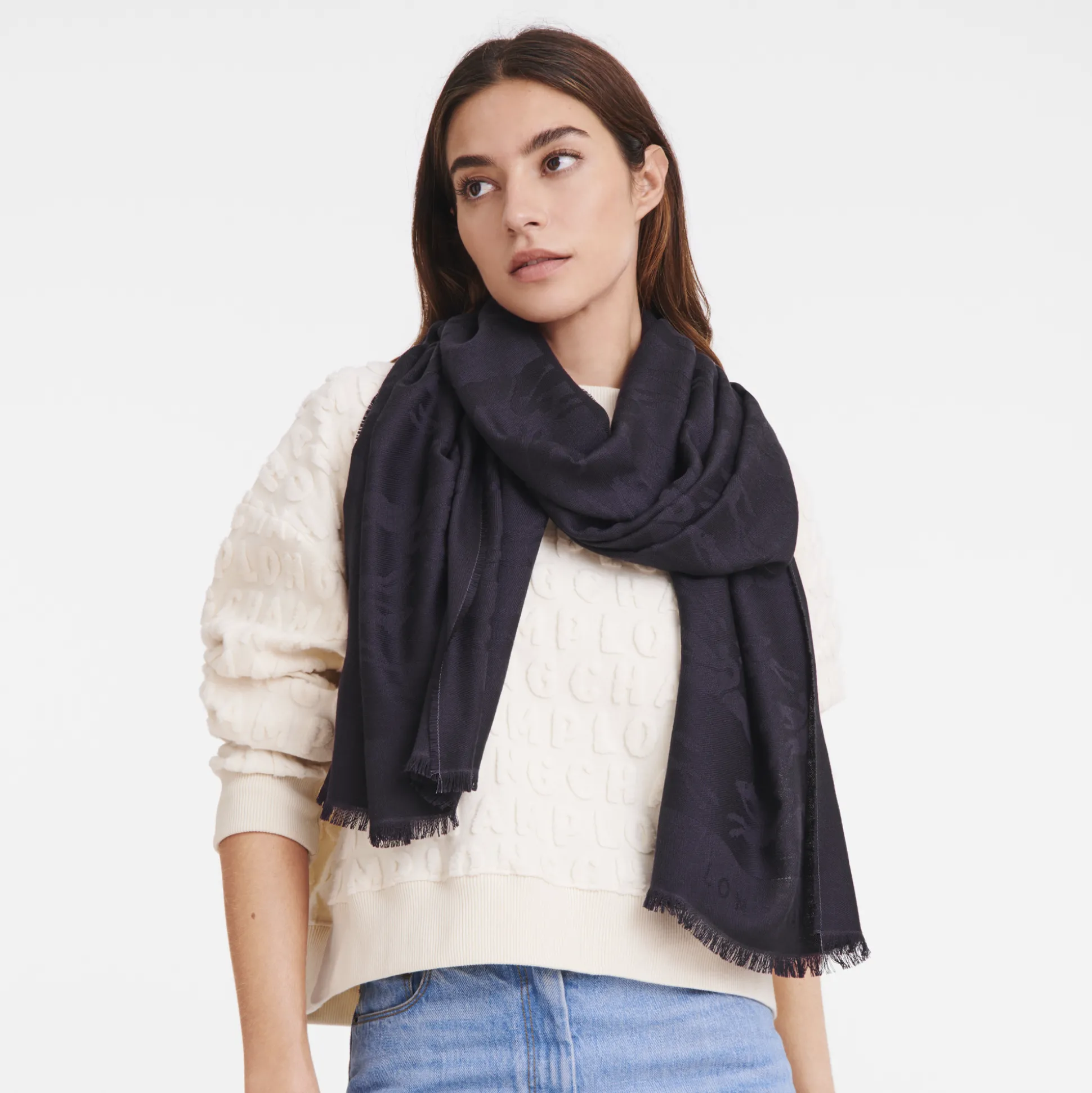 Sale Longchamp Stole Mirtillo