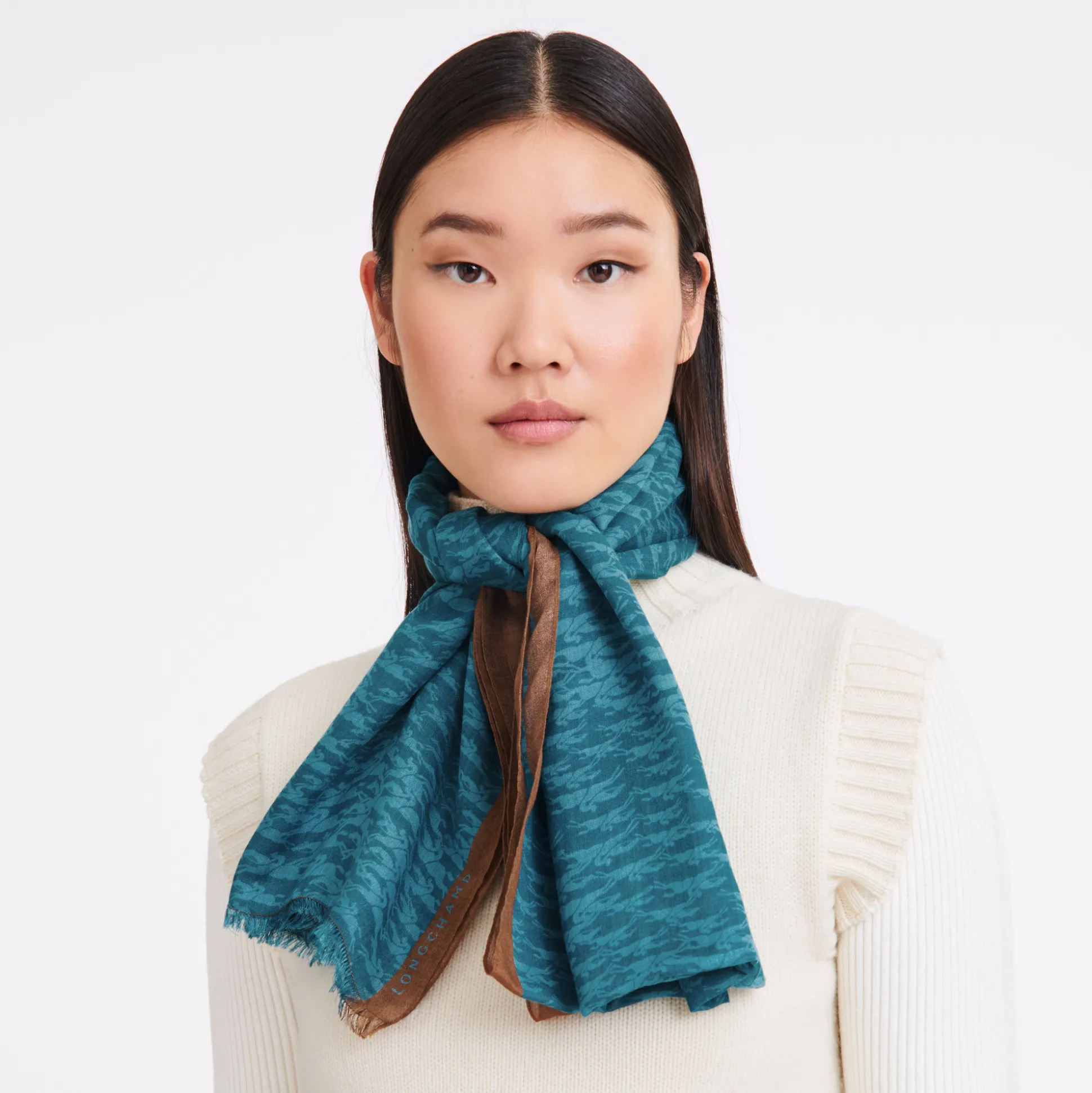 Best Sale Longchamp Stole Pavone