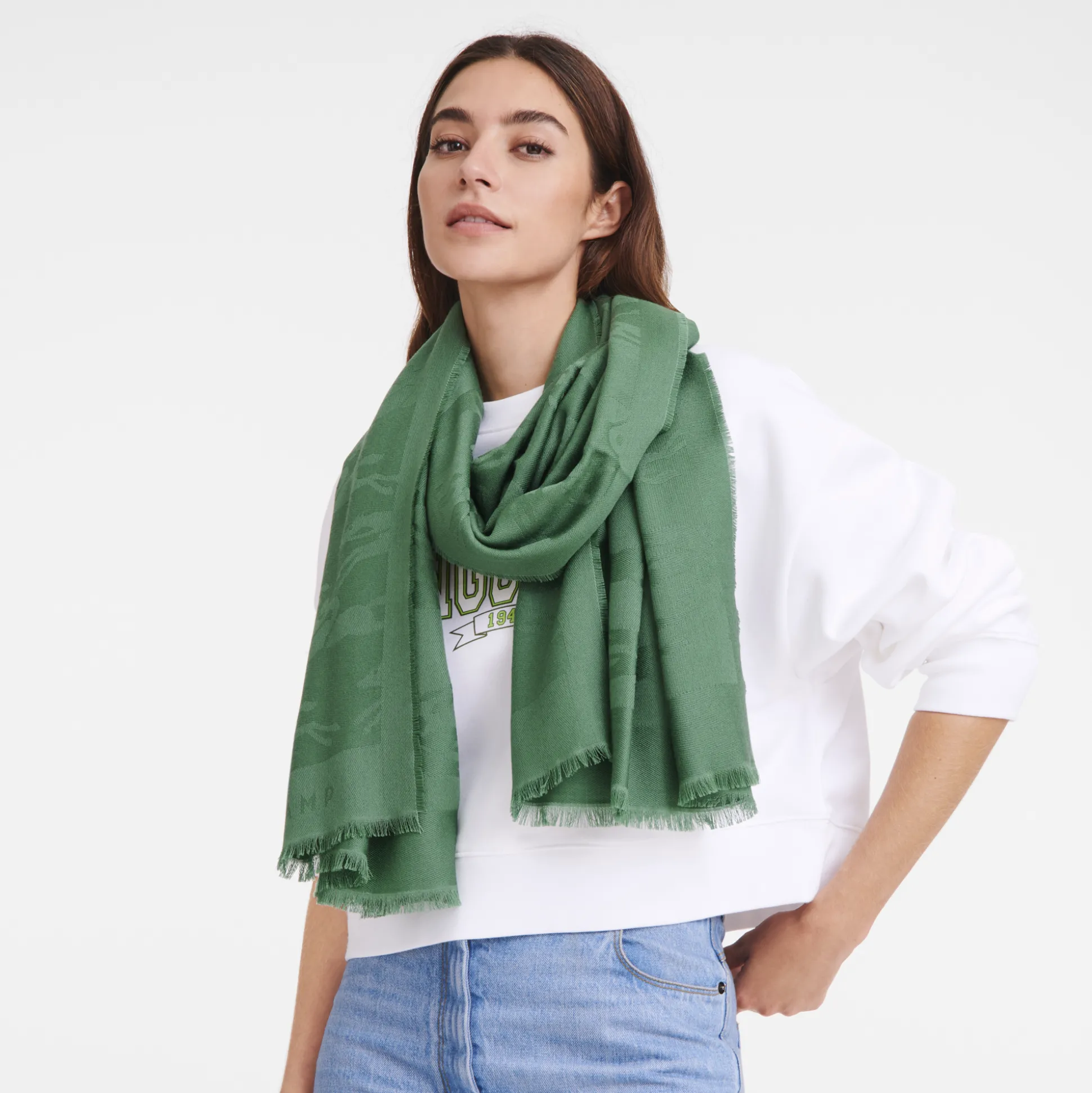 Outlet Longchamp Stole Salvia