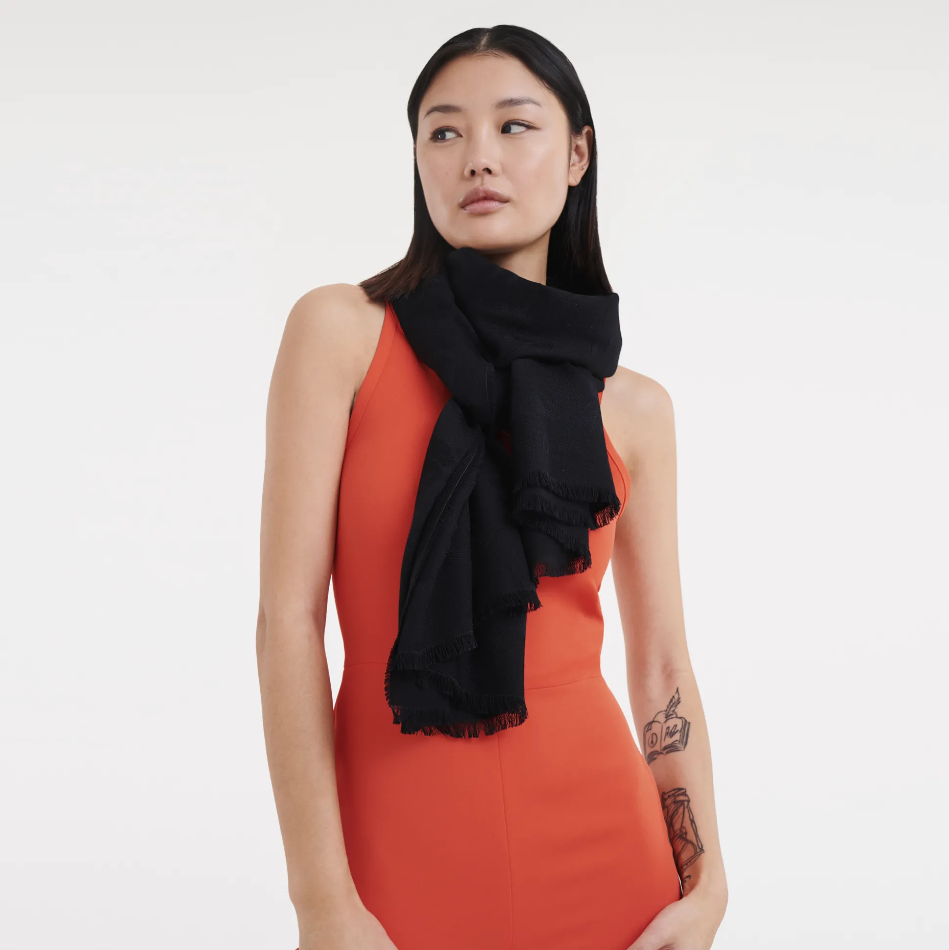 Outlet Longchamp Stole Nero