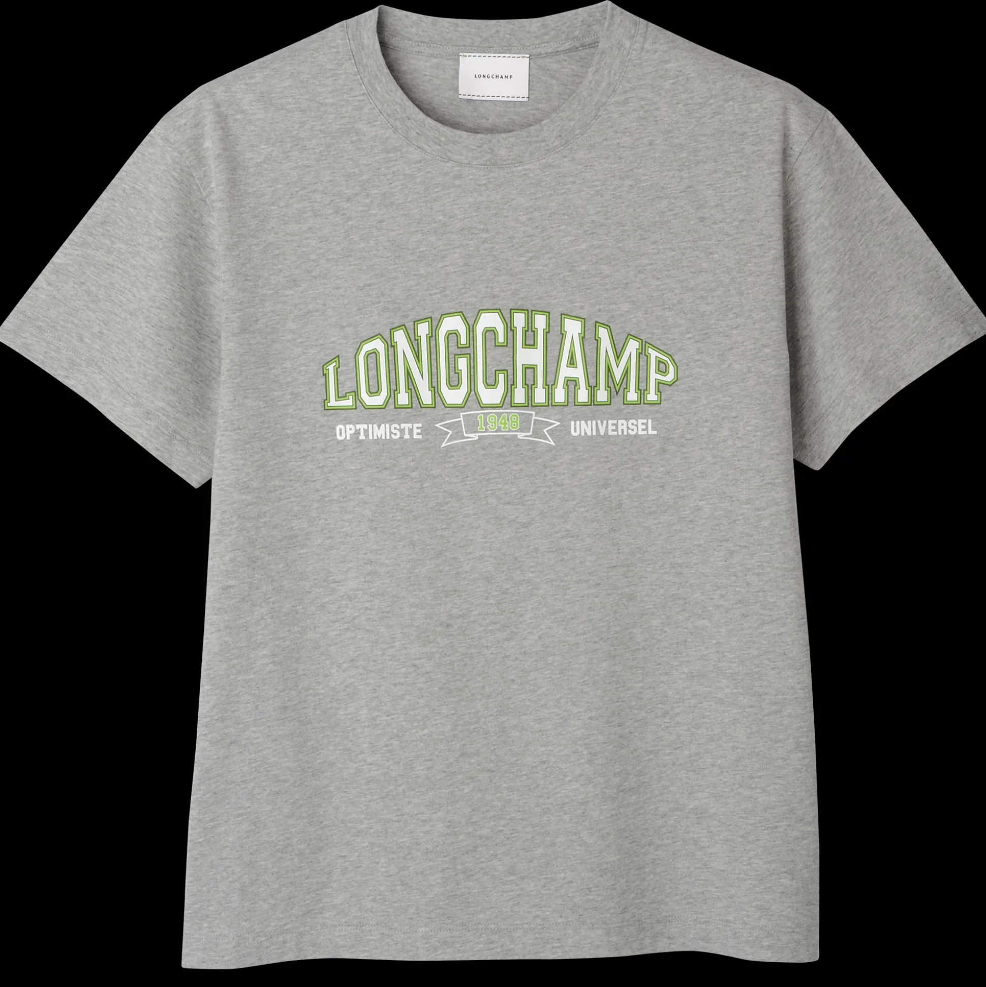 New Longchamp T-shirt Grigio