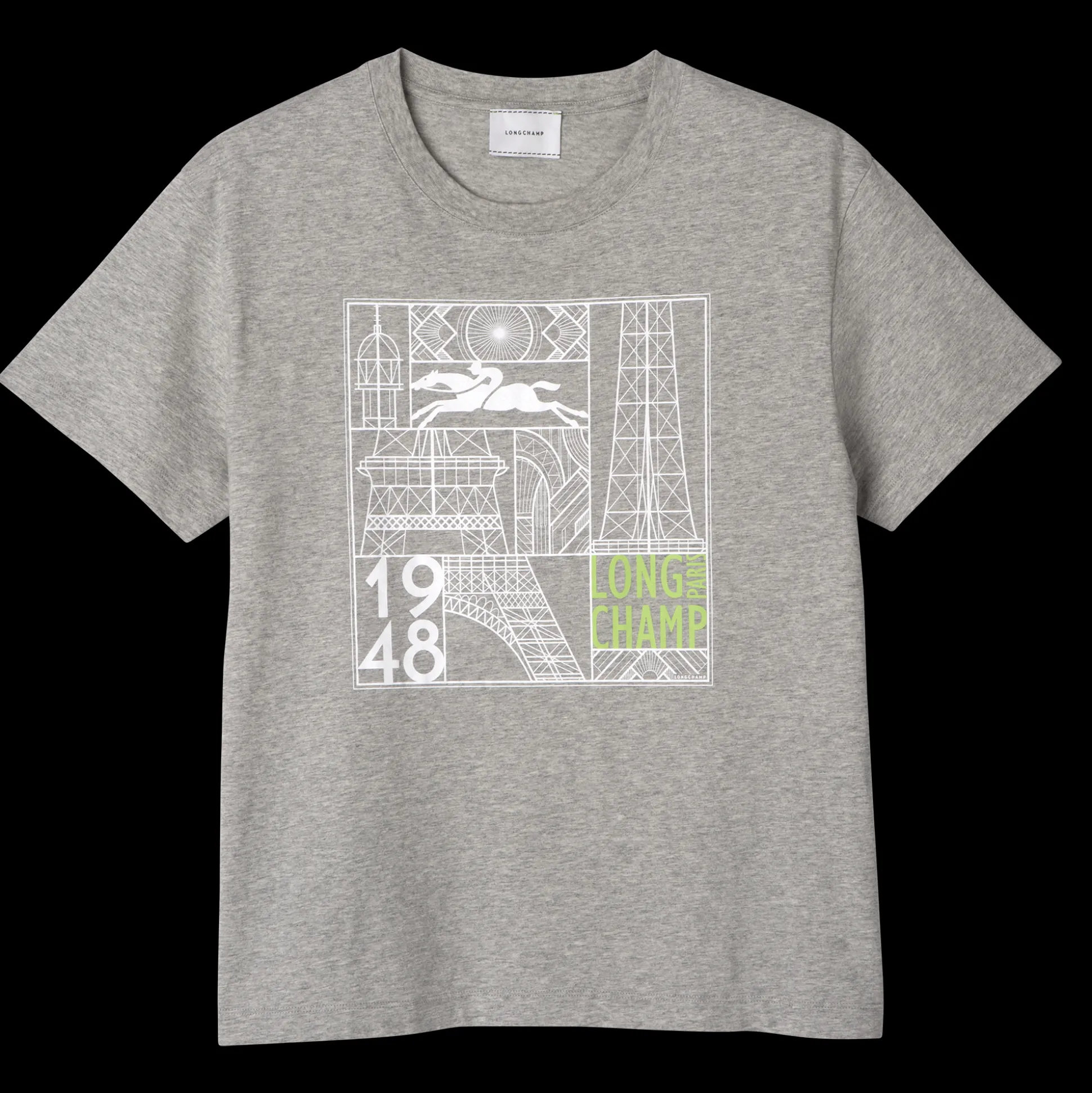 Cheap Longchamp T-shirt Grigio