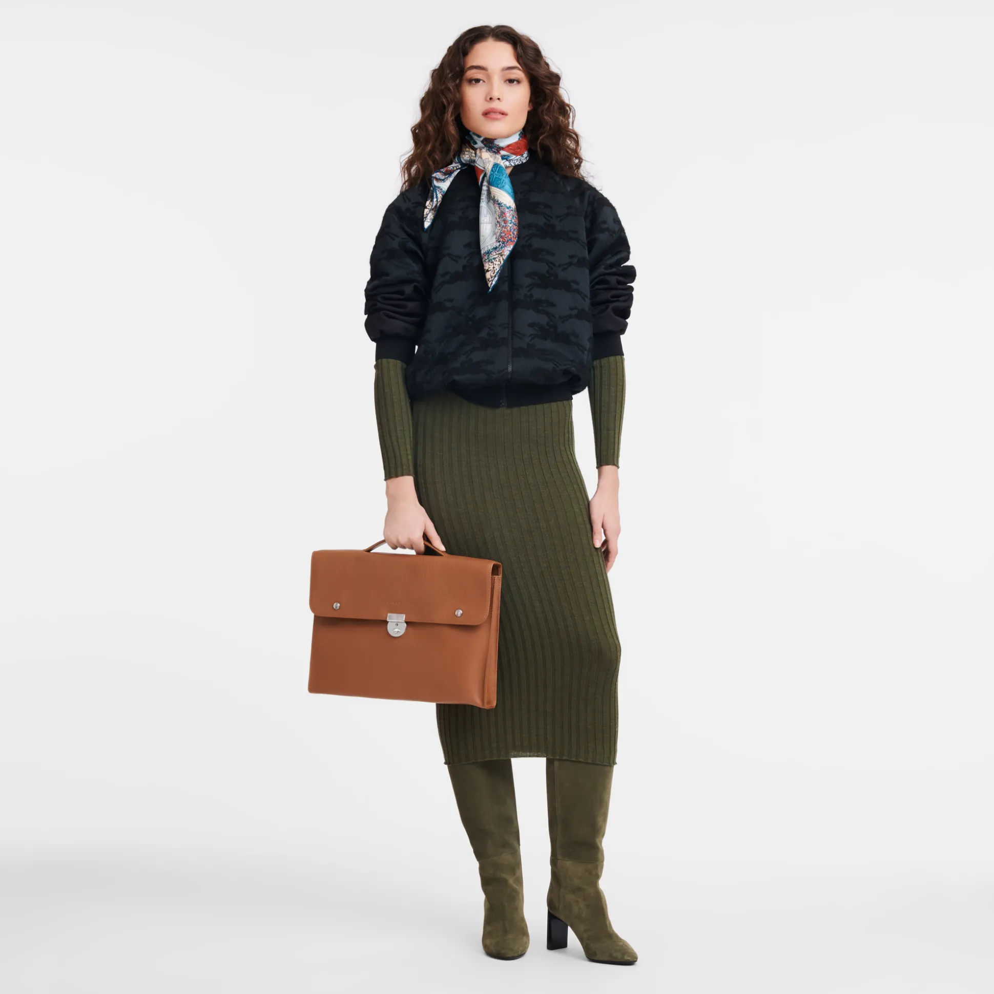 Sale Longchamp Valigetta S Caramello