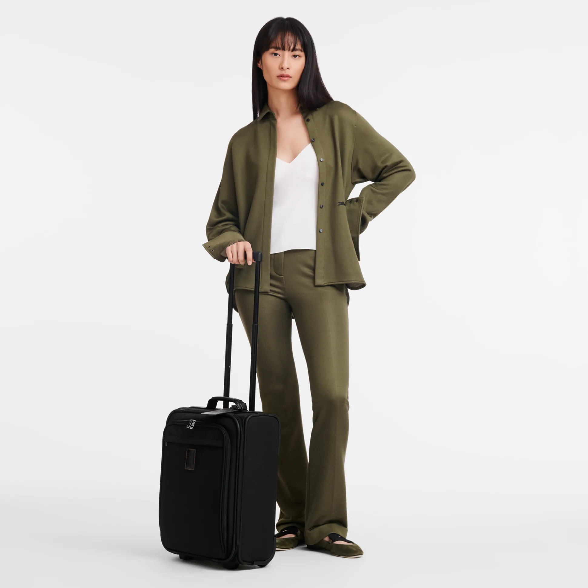 Best Sale Longchamp Valigia S Nero